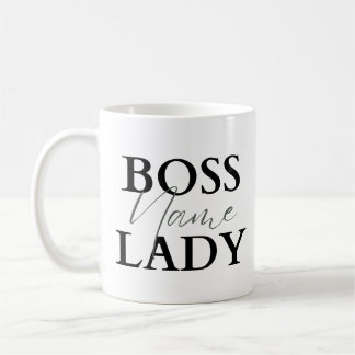Caneca De Café Chefe Lady Coffee Mug - Chefe Lady Mug, Lady Boss,