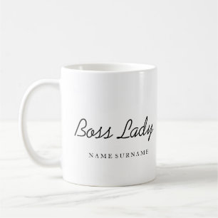 Caneca De Café Chefe Lady Mug Design