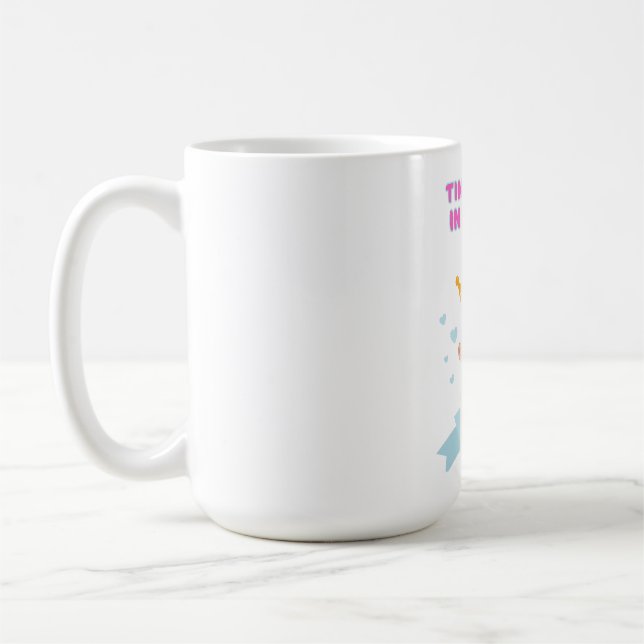 Caneca De Café Chefe Pequeno no comando - Toddler Engraçado Negri (Esquerda)