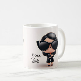 Caneca De Café Chefe Personalizado Lady Mug/Presente Perfeito