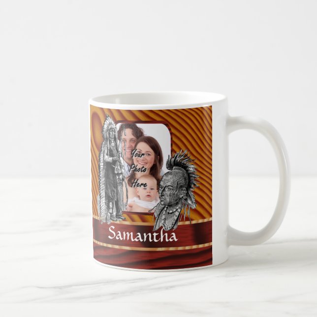 Caneca De Café Chefes indianos americanos (Direita)