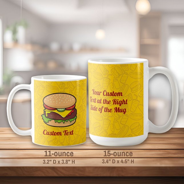 Caneca De Café Cheiburger Coffee Mug (Criador carregado)