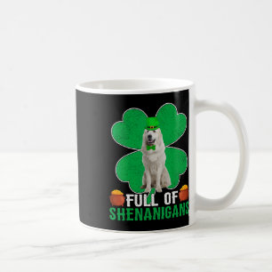 Caneca De Café Cheio de Travessuras Cachorro Irlandês Great Pyren