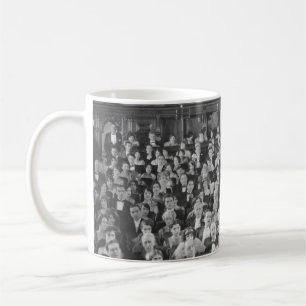 Caneca De Café CHEIO HOUSEaudience, vintage, teatro, multidão, pe