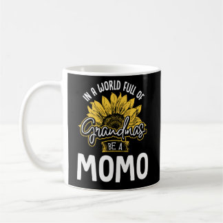 Caneca De Café Cheio Mundial De Avós Seja Um Momo