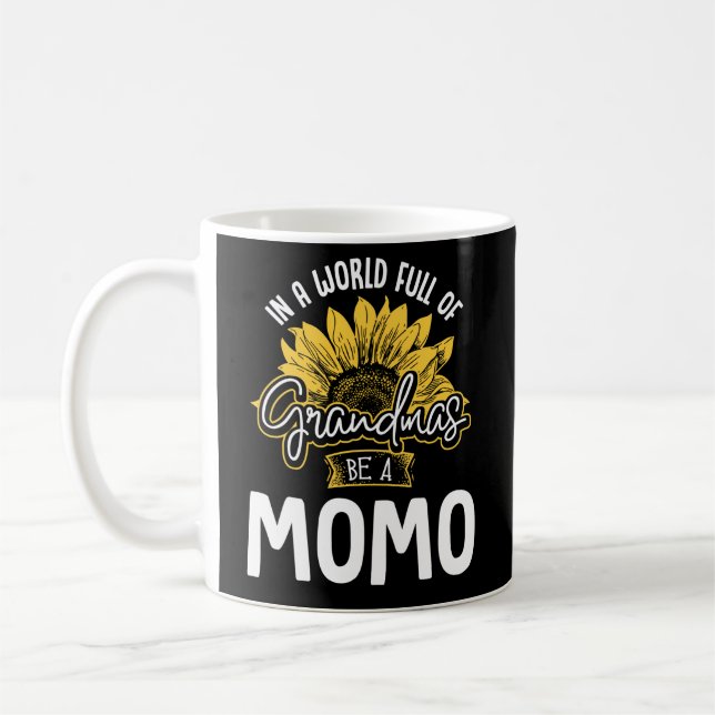 Caneca De Café Cheio Mundial De Avós Seja Um Momo (Esquerda)