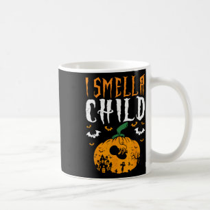 Caneca De Café Cheiro A Uma Criança De Gravidez De Abóbora No Dia