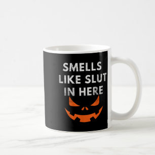 Caneca De Café Cheiro Aqui Dentro, Humor Ofensivo, Halloween Dive