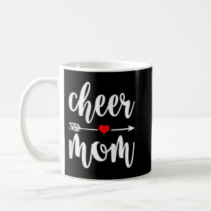Caneca De Café Cheque a mãe Excelente, mãe Cheerleader presente