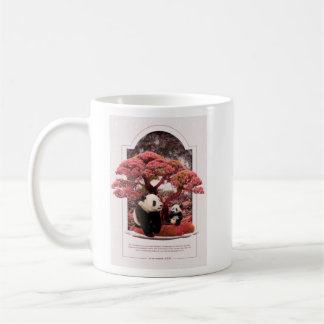 Caneca De Café Cherry Blossom Panda