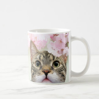 Caneca De Café Cherry Blossom Princess Japanese With Cat