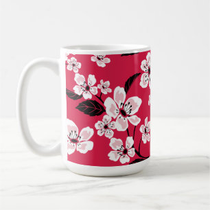 CANECA DE CAFÉ CHERRY BLOSSOM - SAKURA (VERMELHO)