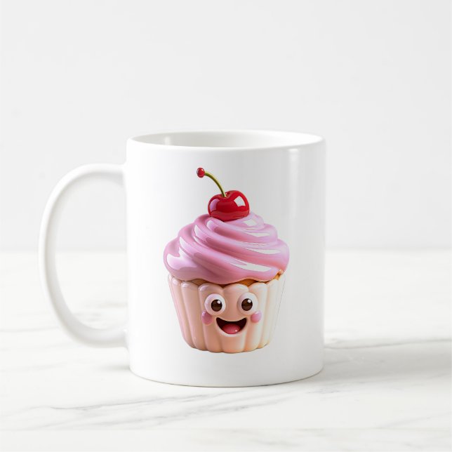 Caneca De Café Cherry Cupcake Cutie (Esquerda)