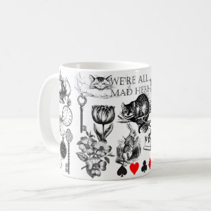Caneca De Café Cheshire Cat Classic Alice em Maravilderland