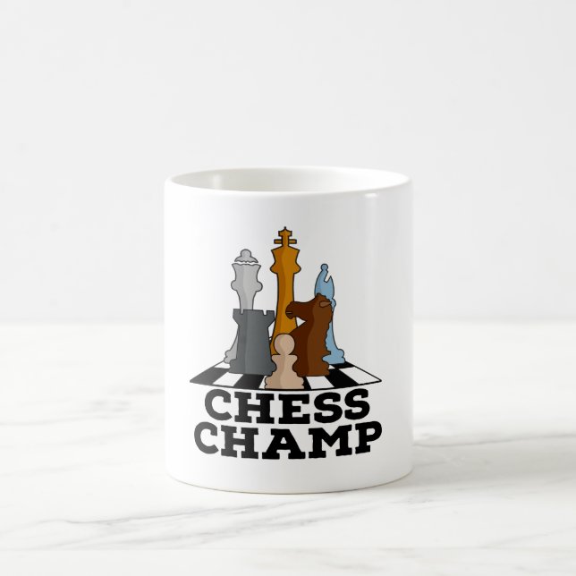 Caneca De Café Chess Champ (Centro)