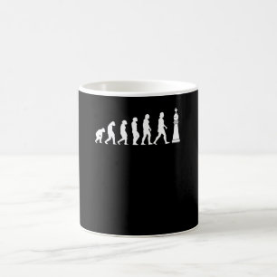 Caneca De Café Chess Evolution Play Chess