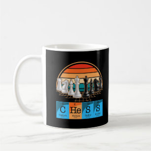 Caneca De Café Chess Pieds Chemistry Elements Jogo de Conselho in