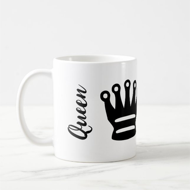 Caneca De Café Chess Queen (Esquerda)