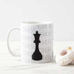 Caneca De Café Chess Queen Classic Piece Modern