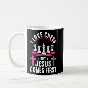 Caneca De Café Chess Stux Chess Club Chess Merch Christian Jesus