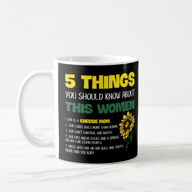 Caneca De Café Chessie Mãe Chesapeake Bay Retriever Mama Dog Wom (Esquerda)