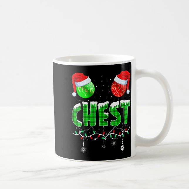 Caneca De Café Chestnuts Matching Family Funny Chest Nuts Christm (Direita)
