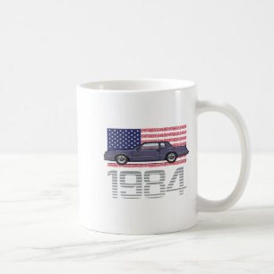 Caneca De Café Chevrolet Monte Carlo Azul 1984