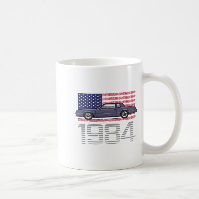 Caneca De Café Chevrolet Monte Carlo Blue 1984  (Direita)