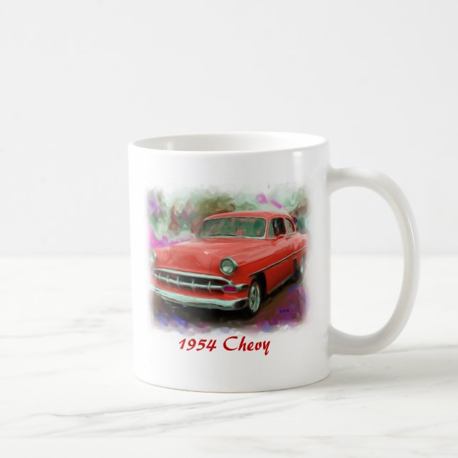 Caneca De Café Chevy 1954 (Direita)