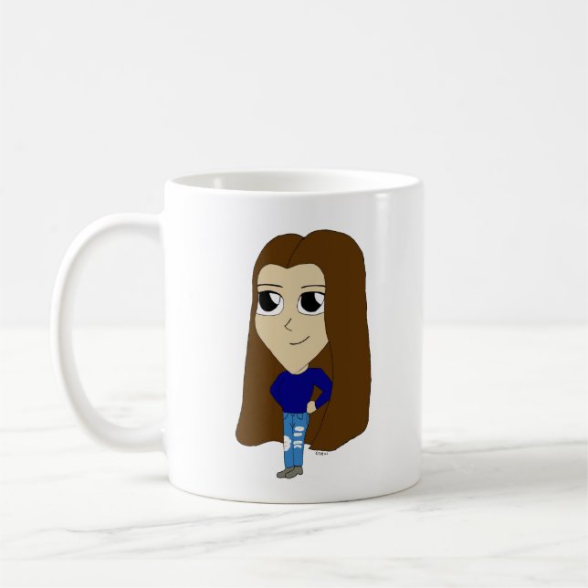 Caneca De Café chibi (Esquerda)