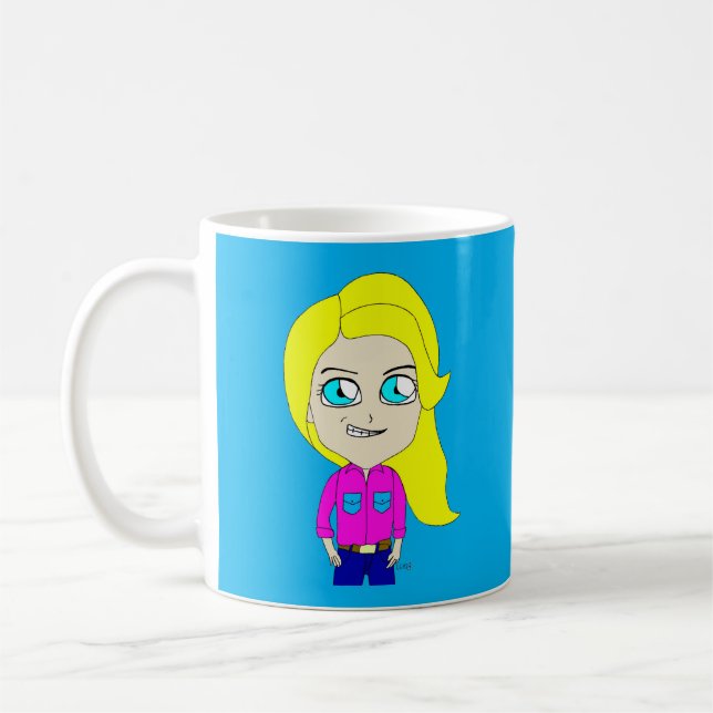caneca de café chibi (Esquerda)