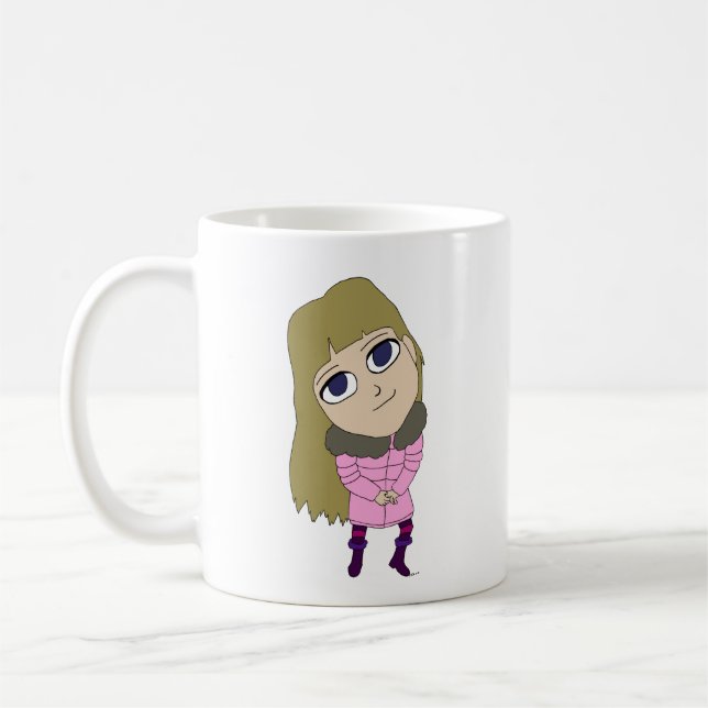Caneca De Café chibi    (Esquerda)