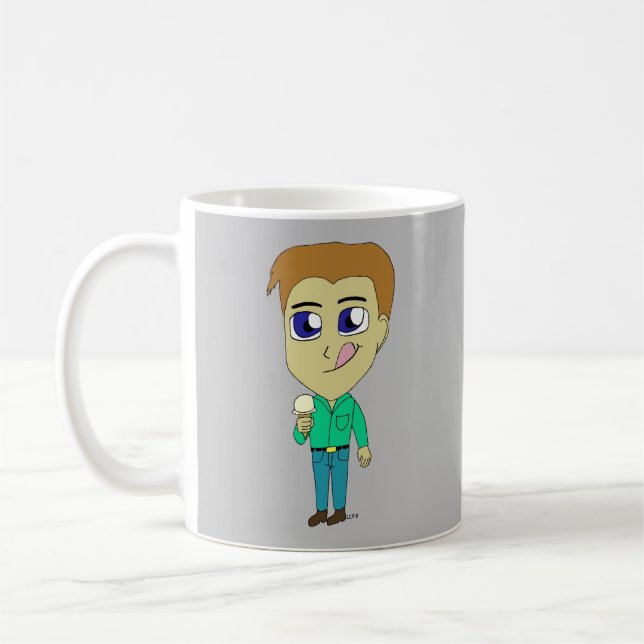 Caneca De Café chibi (Esquerda)