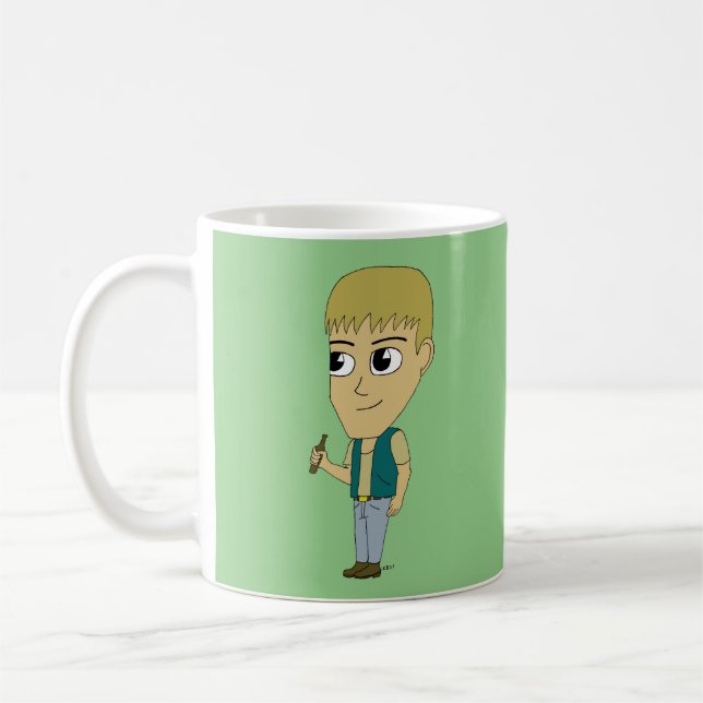 Caneca De Café chibi (Esquerda)