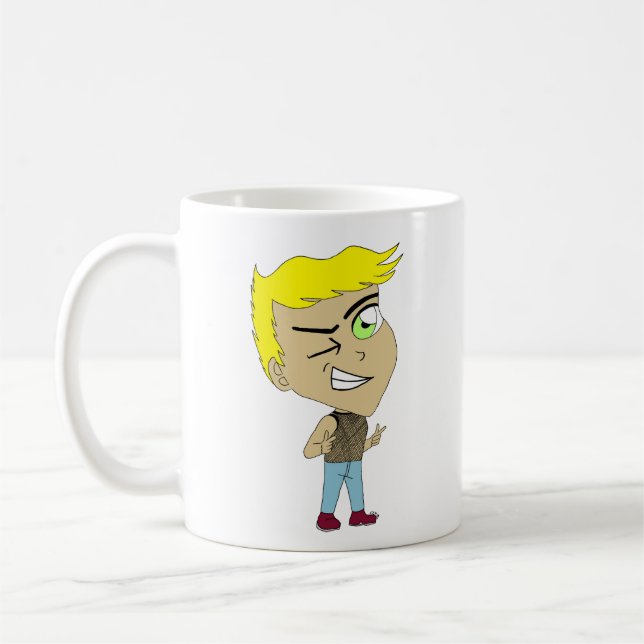 Caneca De Café chibi (Esquerda)