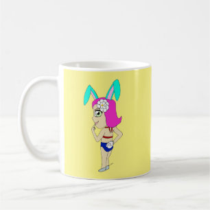 Caneca De Café chibi bunnygirl