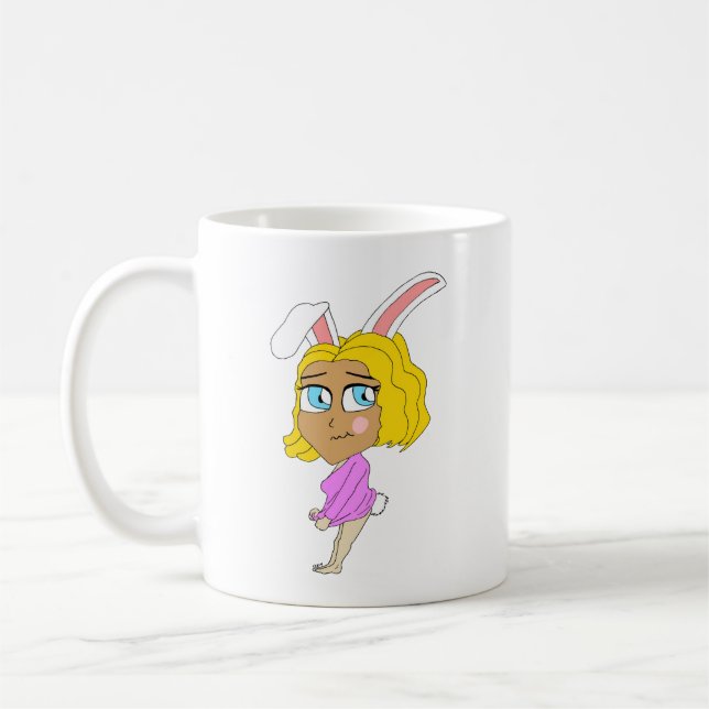 Caneca De Café chibi bunnygirl (Esquerda)