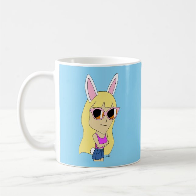 Caneca De Café chibi bunnygirl (Esquerda)