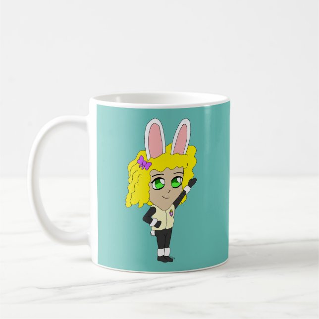 Caneca De Café chibi bunnygirl (Esquerda)
