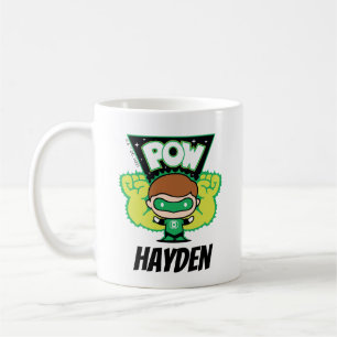 Caneca De Café Chibi Green Lantern Forming Giant Fists
