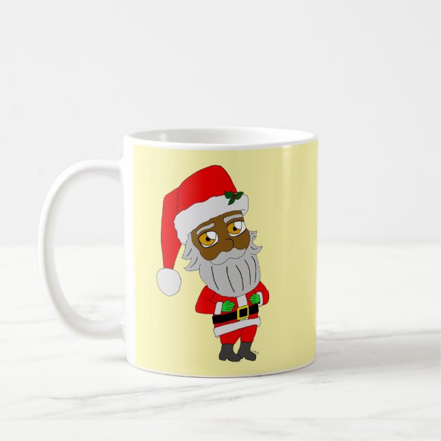 Caneca De Café Chibi Santa (Esquerda)