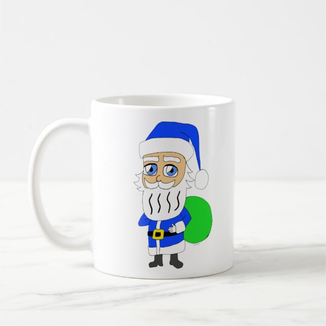 Caneca De Café chibi Santa Claus (Esquerda)