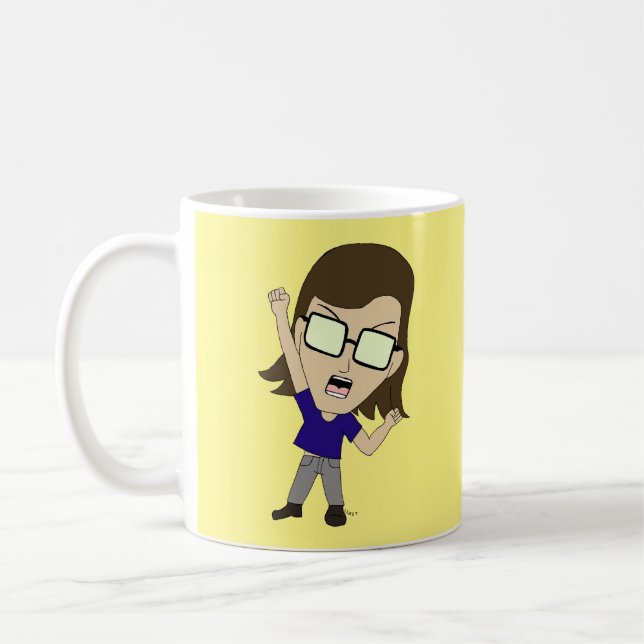 Caneca De Café Chibi Sonic_Zeph (Esquerda)
