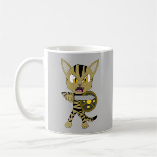 Caneca De Café Chibi Warrior Cat