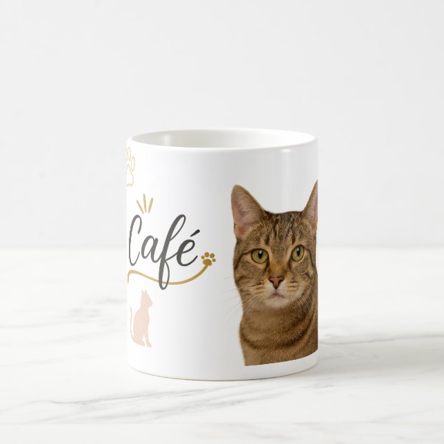 Caneca De Café Chic Cat Café Vibe mug Cubra Café Design (Centro)