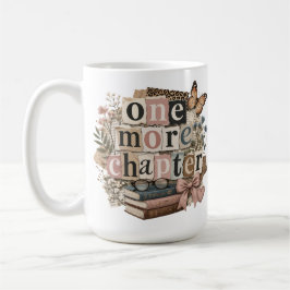 Caneca De Café Chic Mais um capítulo retrô amante de livros vinta