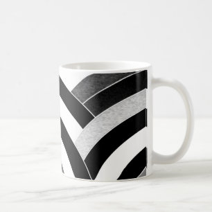 Caneca De Café chic na moda chevrons