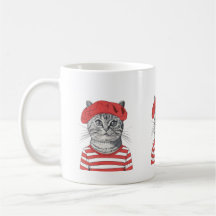 Chic Parisiense Cat Mug