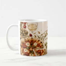 Caneca De Café Chic Pizza & Prosecco Friendsgiving