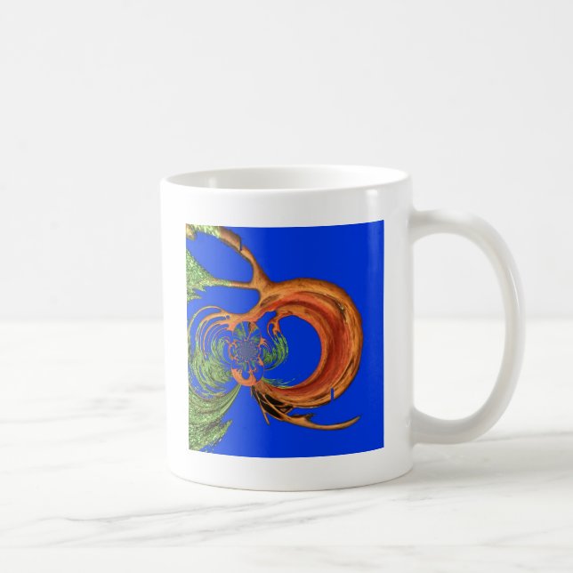 Caneca De Café Chic Round Hakuna Matata Marinho Blue coleção (Direita)